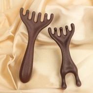 Head massage comb, wood motif comb, head therapy massage comb, nose hair comb, forehead hair massage