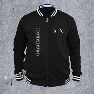 ARMANI EXCHANGE Basbal เสื้อแจ็กเก็ต หลายแบบ  ขวาน เปลี่ยนข้อความ สีขาว ซ้าย ขวา