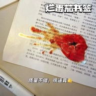 Akrilik penanda buku tomato tomato busuk istimewa comel simulasi kreatif pelajar membaca penanda buk