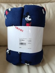 【全新】Uniqlo 迪士尼米奇抓毛絨兩用披肩