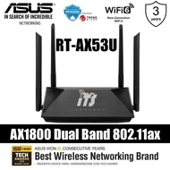 Asus AX1800 Dual Band WiFi 6 Router supporting  MU-MIMO and OFDMA (RT-AX53U)