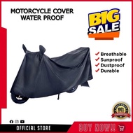 HONDA SUPRA GTR 150 MOTORCYCLE COVER WATERPROOF accessories MAKAPAL Cover Black