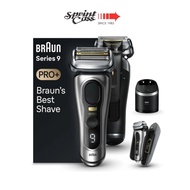 Series 9 Pro+ 9577cc Wet & Dry Shaver with 6-in-1 SmartCare Center and PowerCase, Silver