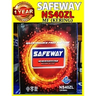 NS40ZL SAFEWAY PREMIUM SILVER ALLOY Maintenance Free (Kering)Bateri Kereta Car Bettery | Perodua MYV