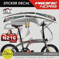 Stiker Decal Sepeda Lipat Pacific Noris Motif Germany