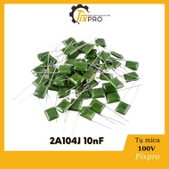 Mica capacitor 2A104J 10nF 100V (10c)