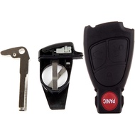 SCITOO Replacement for Shell 4 Buttons Pad Outer shell Keyless Entry Remote Car Key Fob Case 2002-20