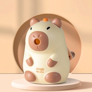 XUZVDL gọt bút chì Dễ thương Dụng cụ gọt bút chì capybara Tay quay Hướng dẫn sử dụng Dụng cụ cắt bút