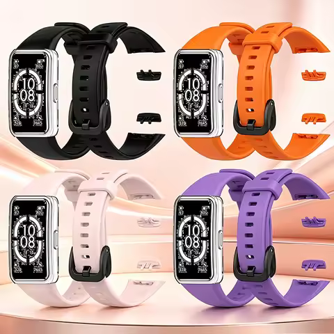 Replacement Sports Strap For Huawei Band 6 Strap Soft Silicone Watch Strap For Honor Band 6 Huawei B