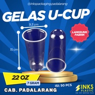 U-CUP GLASS 7 GRAM 22 OZ 22 OZ U-Cup Plastic Cup