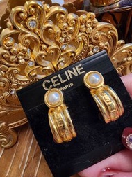 🛎️正品正貨🛎️
Celine 中古珍珠夾耳款耳環|聖誕禮物|X'mas Gift|禮物