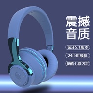 [Counter] New Style Luminous Sports Wireless Bluetooth Headset Subwoofer Game Headset Ultra-Long Battery Life Headset Bluetooth Headset