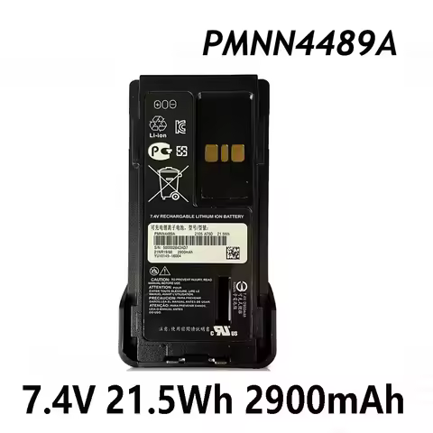 Radios Battery PMNN4489A 2900mAh For Motorola APX900 DGP5050E DGP5550E DGP8050E DGP8550E GP328D+ Wal