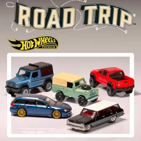 Hotwheels Alloy Car Model Car Culture Road Trip FPY86 Land Rover Mercedes Benz Diecast Vehicle Colle
