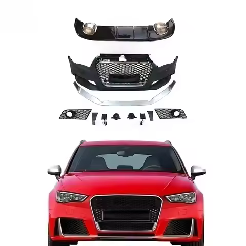 New Audi A3 S3 Front Bumper Rear Diffuser Kit A3 S3 Body Kits for Audi A3 8v S3 2012 2013 2014 2015 