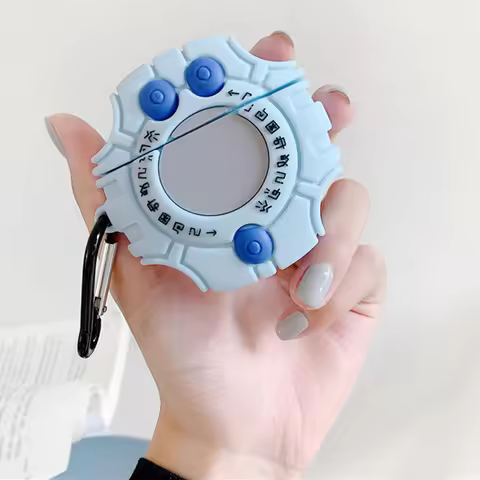 2026 New Cartoon Digimon Adventure Digivice Headphone Cases For Apple Airpods 3 Pro Pro2 Soft Silico
