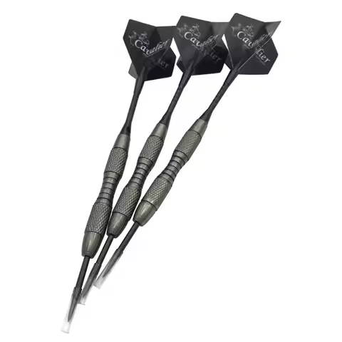 3pcs Metal Top Grade Imitation Tungsten Steel Dart 20g Professional Training Black Wing Hard Dart Ne
