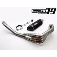 Project79 Honda CBR650F CB650F 2014-2017 Exhaust Full System Piping Muffler Stainless Steel Project7