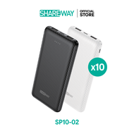 ขายส่ง Shareway 1 คำสั่งซื้อ 10 ชิ้น / SP10-02 พาวเวอร์แบงค์ 10000 mAh แบต สํารอง ชาร์จเร็ว 2.1A แบ
