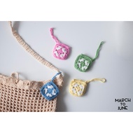 Granny square Airpod bag/Case Yarn marchtojune
