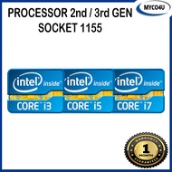 Processor Core i3 i5 i7 2nd & 3rd Gen Socket 1155 LGA 1155