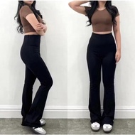Flare Pants - Highwaist Culotte Cutbray - Highwaist Flare Pants