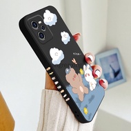 เคส เคส เคส realme C35 เคสโทรศัพท์ Realme C35เคสซิลิโคนเหลวนิ่มป้องกันกันชนเรียบ น่ารัก ลายการ์ตูน ก