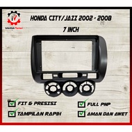 Frame tape head unit 2din HONDA Jazz Fit City 2002 - 2008