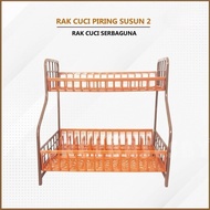 National 2-LAYER Dish WASHER RACK - Sturdy / Dish Drying Rack / Dish Dryer