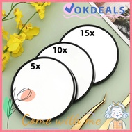 OKDEALS Magnification Mirror, Round 5x/10x/15x Makeup Mirror, With Suction Cup Blackhead Magnifying 
