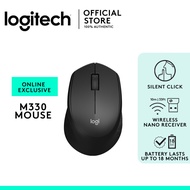 Logitech M330/M331 Silent Plus Wireless Mouse, 2.4 GHz with USB Nano Receiver, 1000 DPI Optical Trac