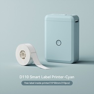 NIIMBOT D110 เครื่องพิมพ์ฉลากความร้อนแบบพกพาบลูทู ธ เครื่องทำฉลากไม่มีหมึกบ้านความงามสำนักงานสติกเกอ