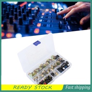 Adjustable Potentiometers  80Pcs Potentiometer Durable B5K B10K B20K B50K B100K for Guitar