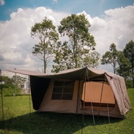 LNT ANTARIKSA 6P Manual Tent Large Waterproof PU5000mm  4 to 6 person 2-rooms Family 2 doors 4 windo