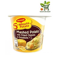 Maggi 5-Minute Cup Mashed Potato Fried Onions Croutons