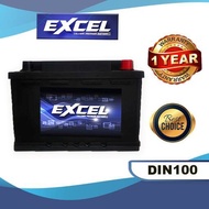 EXCEL DIN100 MAINTENANCE FREE BATTERY - 60038 (Bateri Kering)  Car Battery  suitable for Mercedes W2