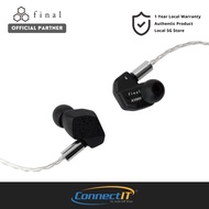 Final Audio A5000 In-Ear Monitors With 6mm f-Core DU Dynamic Unit OFC Silver Plated Copper Cable (1 