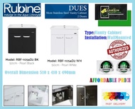 Rubine DUES RBF-1054D2 50cm Stainless Steel 2 Doors Vanity Cabinet | WALL MOUNTED | FREE AND FAST DELIVERY