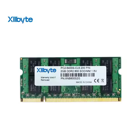 Xllbyte New Sealed SODIMM DDR2 2GB Memory for Laptop RAM 533mhz(PC2-4200)/667Mhz(PC2-5300)/800mhz(PC