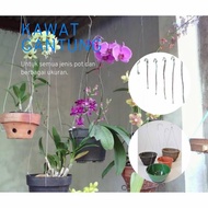 Kawat gantung 60cm untuk semua jenis pot dan tanaman gantung bunga