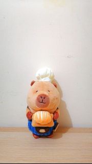 廚師款卡皮巴拉水豚公仔吊飾｜ capybara 水豚吊飾｜ 水豚公仔｜豚豚崽｜水豚君