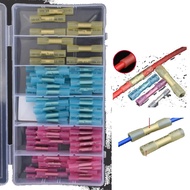 [888] Waterproof heat shrinkable terminal combination set copper insulated terminal block wire quick