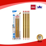 Deli Graphite Pencil HB 4pcs/pack [79C004-MT]