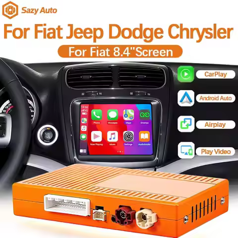 Sinairyu Wireless Apple CarPlay for Dodge Uconnect 8.4"Charger CarPlay Kit Android Auto Mirror-Link 