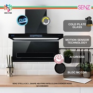 Senz SZ-CH3288AC Chimney Hood 1700M3/H L-Shape Wave Motion Sensor Technology SZCH3288AC SZ-CH9166DC 