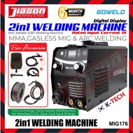 GOWELD MIG176 IGBT Gasless 2 in 1 Welding Machine