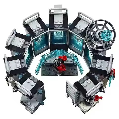 In Stock 76125 Model Building Blocks Bricks Gift Avengers Super Heroes Iron Man Hall of Armour Robot