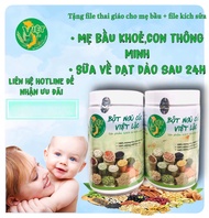 Bột ngũ cốc Việt Lộc giúp lợi sữa tốt cho  sữa mẹ ngũ cốc bầu - Ngũ cốc dinh dưỡng lợi sữa hộp 500g