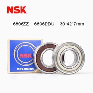 SJapan NSK 6806ZZ 6806DDU High Speed Bearing 30x42x7 mm ABEC-7 Thin Section 6806 2RS Ball Bearings 6