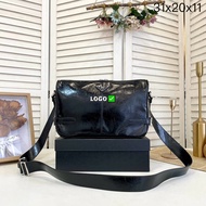 Single Cowhide p Standard Home 2vh187 Crossbody Bag Shoulder Wax Casual Oil Triangle Bag Postman Men